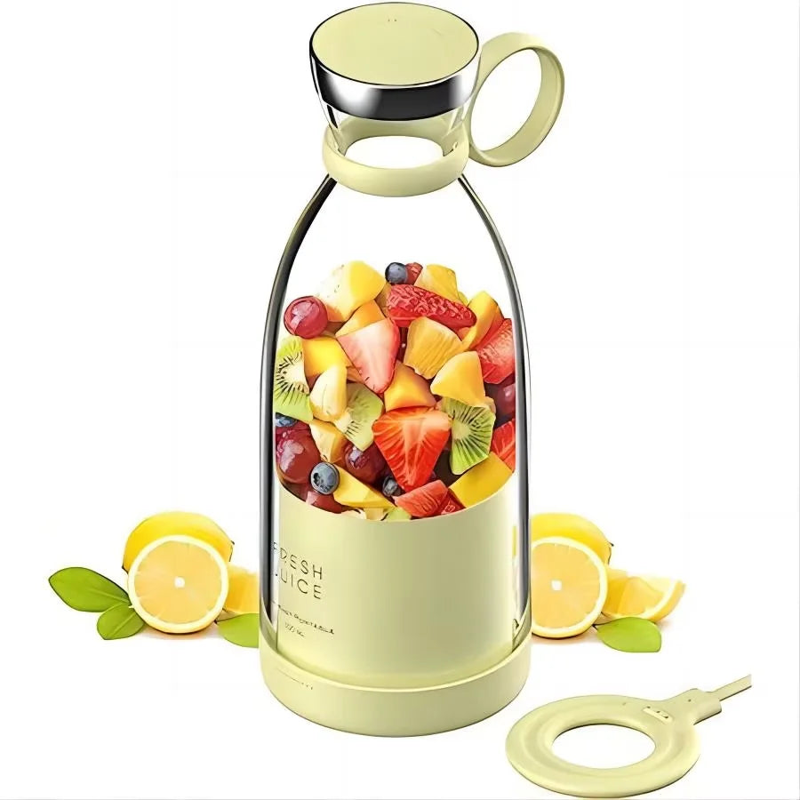 FreshBlend 2-in-1 Portable Juicer – Blend, Sip & Go Anywhere!