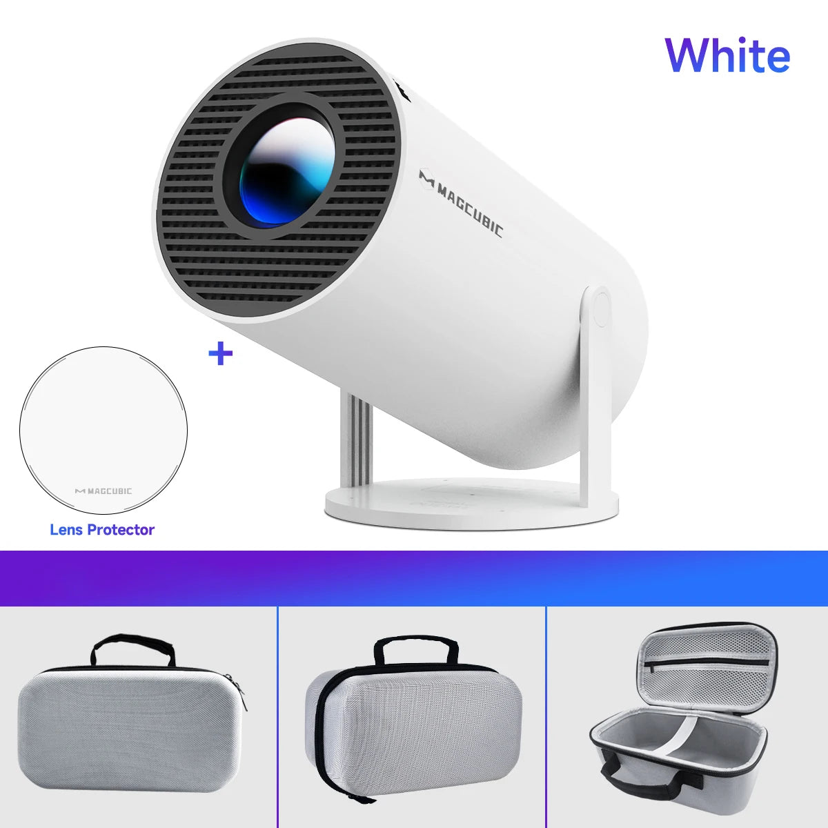 Premium Cubic Pro Smart Projector - 4K Support - Indoor/Outdoor Cinema Experience