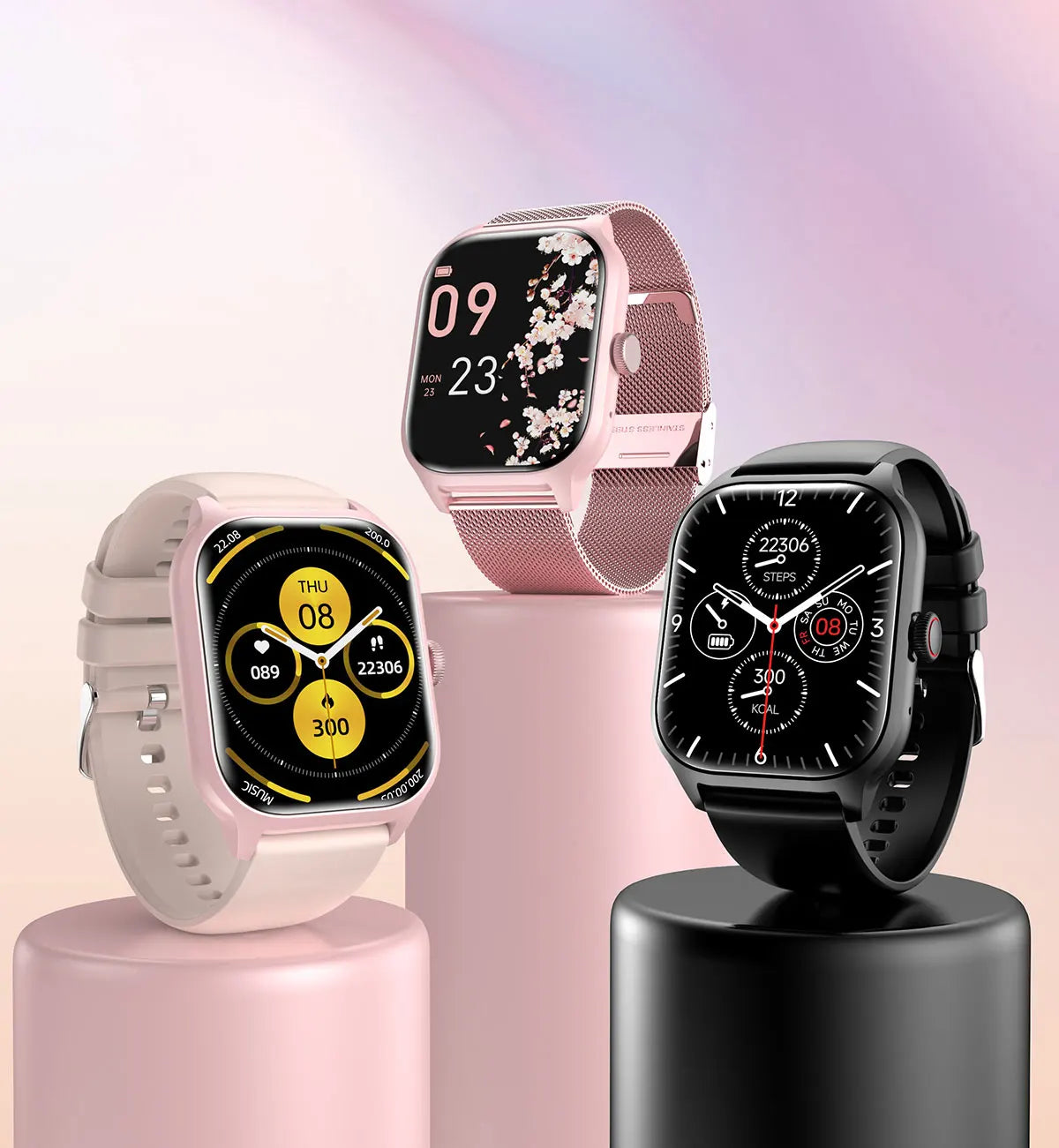 Smart Watch LEMFO LT10 2024 - Android Compatible, Fitness & Sports Tracking, Bluetooth Calling, Music Player, Modern Unisex Design