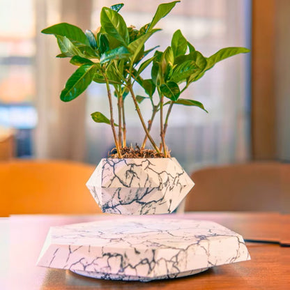 Magnetic Levitating Plant Pot – Floating Rotating Planter for Modern Home Décor