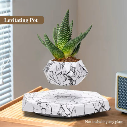 Magnetic Levitating Plant Pot – Floating Rotating Planter for Modern Home Décor