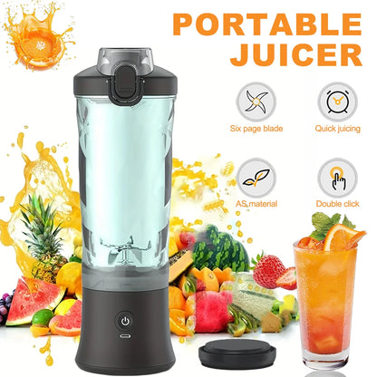 FreshGo Rechargeable Smoothie Blender - Blend Anywhere, Anytime with Power and Style