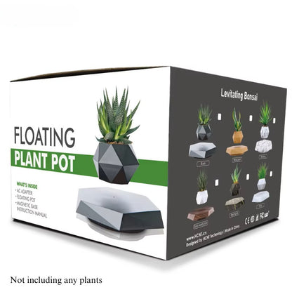 Magnetic Levitating Plant Pot – Floating Rotating Planter for Modern Home Décor