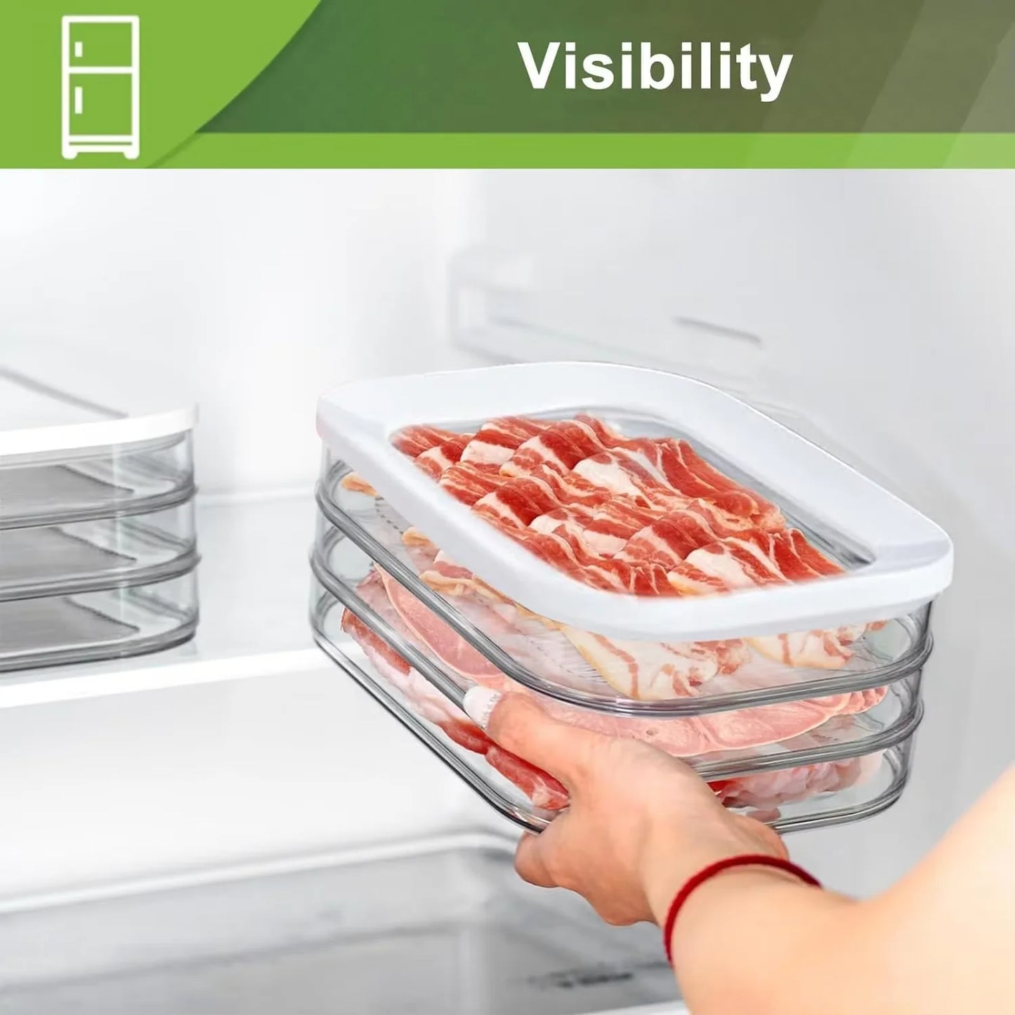 StackSeal Food Storage Containers for Fridge