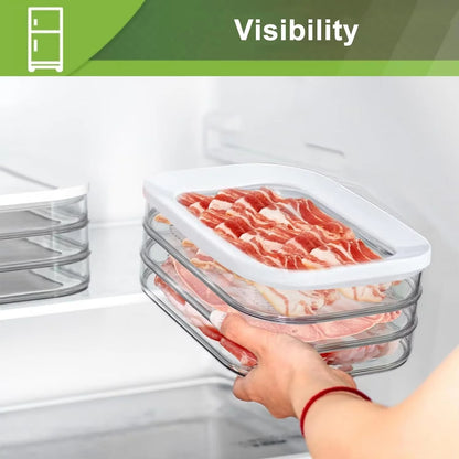 StackSeal Food Storage Containers for Fridge