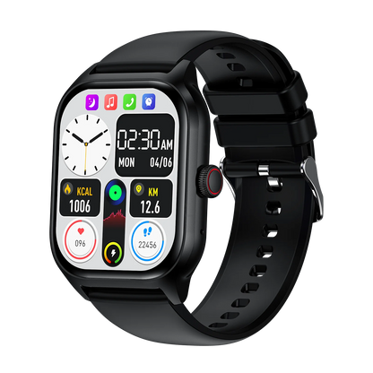 Smart Watch LEMFO LT10 2024 - Android Compatible, Fitness & Sports Tracking, Bluetooth Calling, Music Player, Modern Unisex Design
