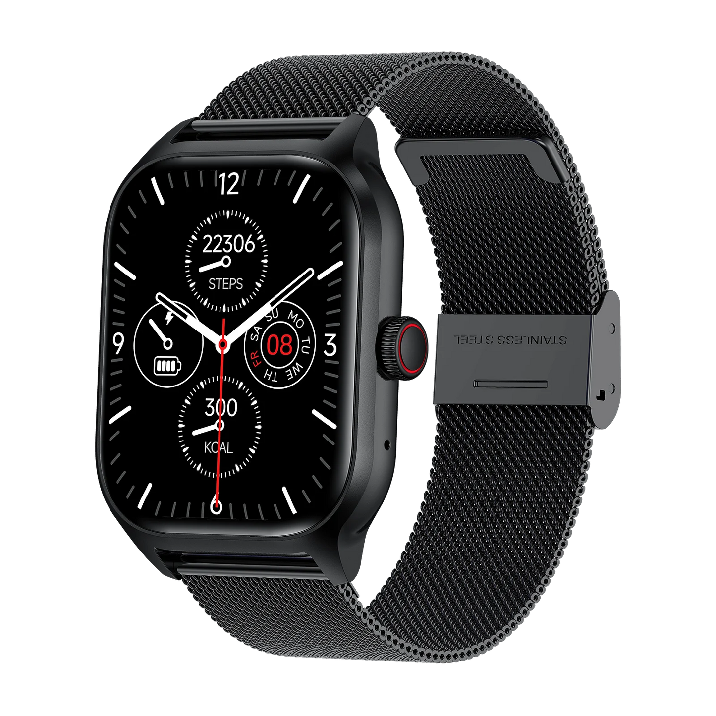 Smart Watch LEMFO LT10 2024 - Android Compatible, Fitness & Sports Tracking, Bluetooth Calling, Music Player, Modern Unisex Design