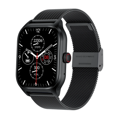 Smart Watch LEMFO LT10 2024 - Android Compatible, Fitness & Sports Tracking, Bluetooth Calling, Music Player, Modern Unisex Design