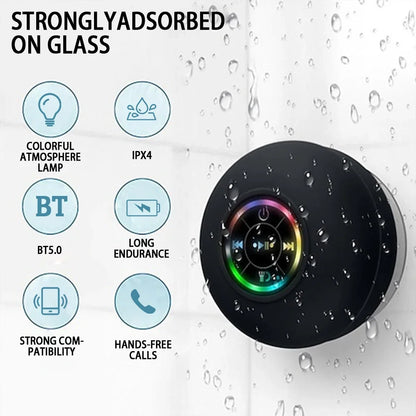 Portable Bluetooth Speaker with LED Lights
