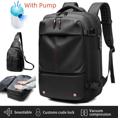 TripGuard Max – 3-in-1 Expandable Travel & Laptop Backpack with Lock
