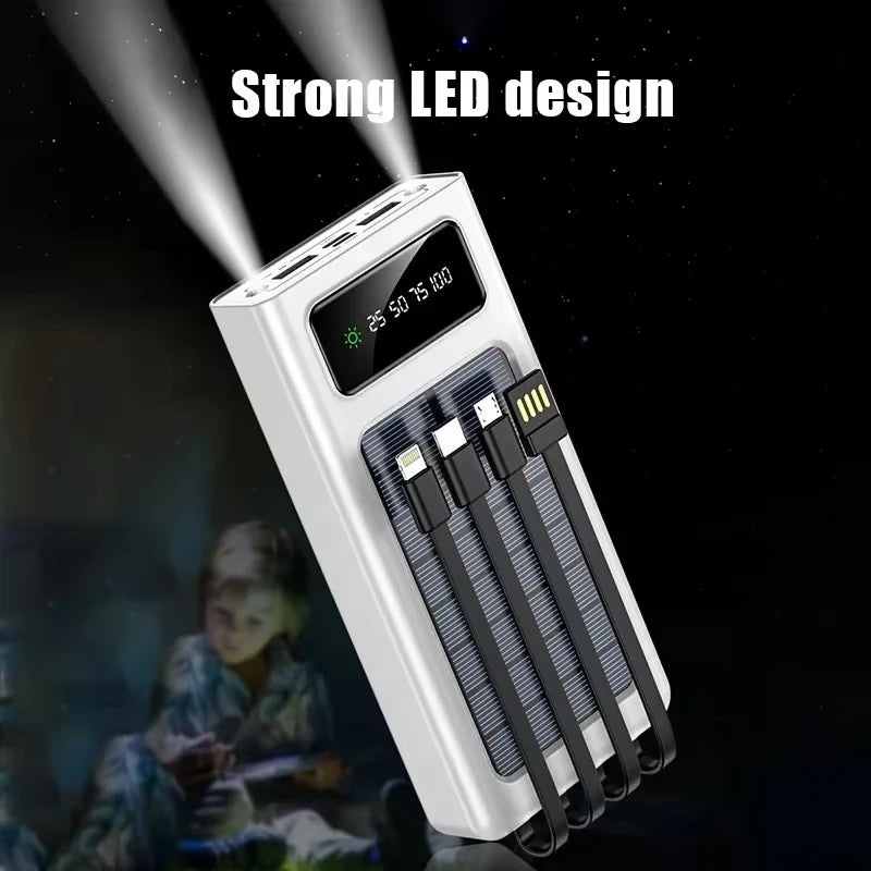 Heavy-Duty Solar Power On-the-Go - 200,000mAh Solar Power Bank