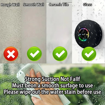 Portable Bluetooth Speaker with LED Lights