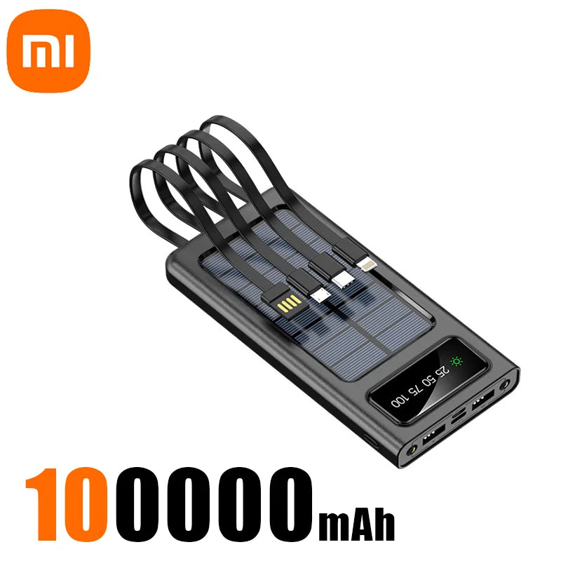 Heavy-Duty Solar Power On-the-Go - 200,000mAh Solar Power Bank