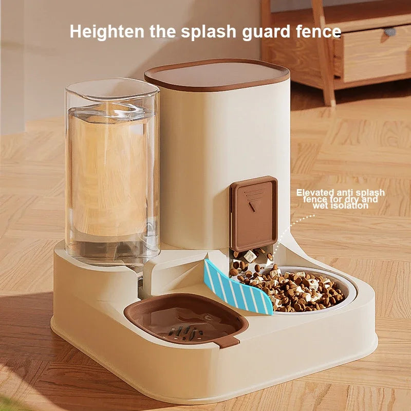 Paws & Drink Duo – Automatic 2-in-1 Cat Feeder & Water Dispenser