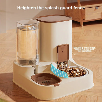 Paws & Drink Duo – Automatic 2-in-1 Cat Feeder & Water Dispenser