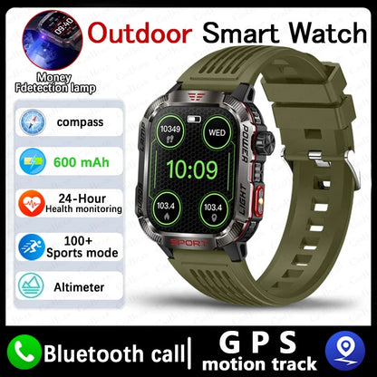TactiCore GPS Smartwatch – Military Outdoor Tracker for Men