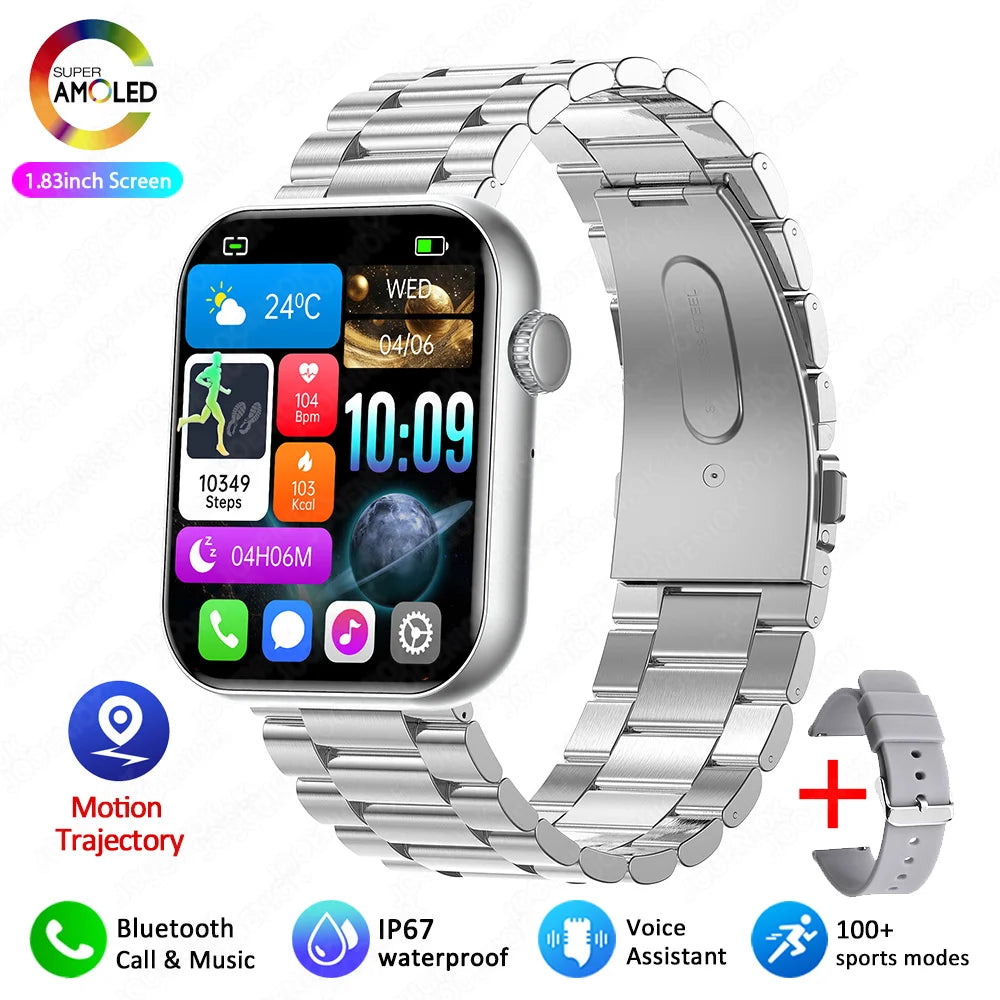 CorePulse Smartwatch 1.9" HD Screen - Bluetooth Call, Heart Rate Monitor, Sports Tracking, Waterproof - Compatible with Android & iOS Phones