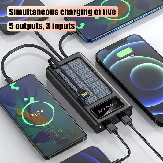 Heavy-Duty Solar Power On-the-Go - 200,000mAh Solar Power Bank