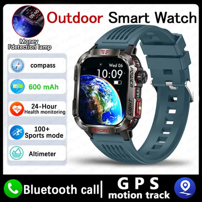 TactiCore GPS Smartwatch – Military Outdoor Tracker for Men