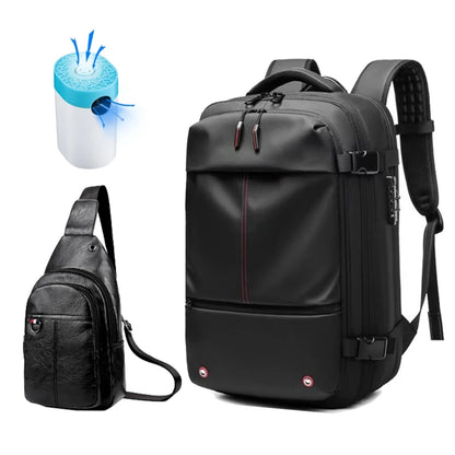 TripGuard Max – 3-in-1 Expandable Travel & Laptop Backpack with Lock