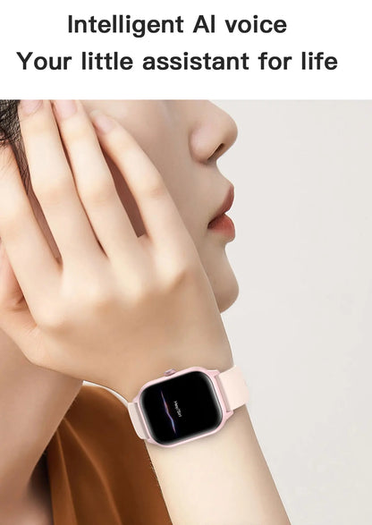 Smart Watch LEMFO LT10 2024 - Android Compatible, Fitness & Sports Tracking, Bluetooth Calling, Music Player, Modern Unisex Design