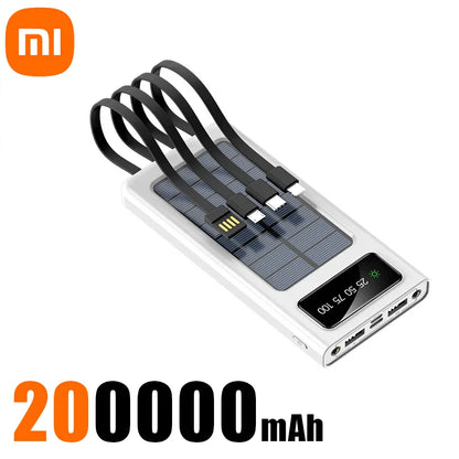 Heavy-Duty Solar Power On-the-Go - 200,000mAh Solar Power Bank
