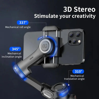 SmartXE 3-Axis Phone Gimbal | AI Face Tracking Stabiliser for iPhone & Android Vlogging