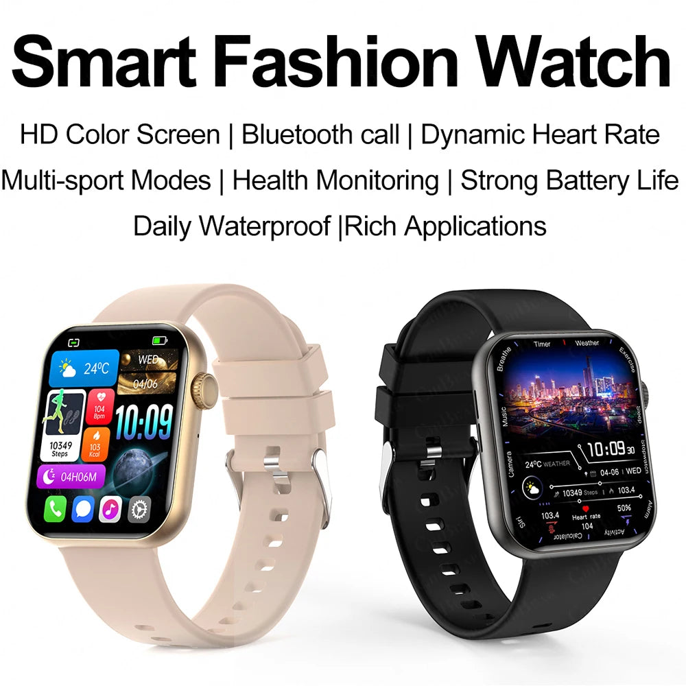 CorePulse Smartwatch 1.9" HD Screen - Bluetooth Call, Heart Rate Monitor, Sports Tracking, Waterproof - Compatible with Android & iOS Phones