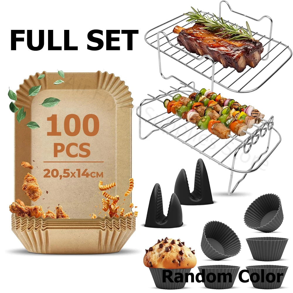 AirMaster Complete Air Fryer Kit - Elevate Your Cooking Experience with Versatile, Non-Stick Accessories