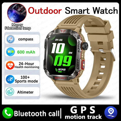 TactiCore GPS Smartwatch – Military Outdoor Tracker for Men