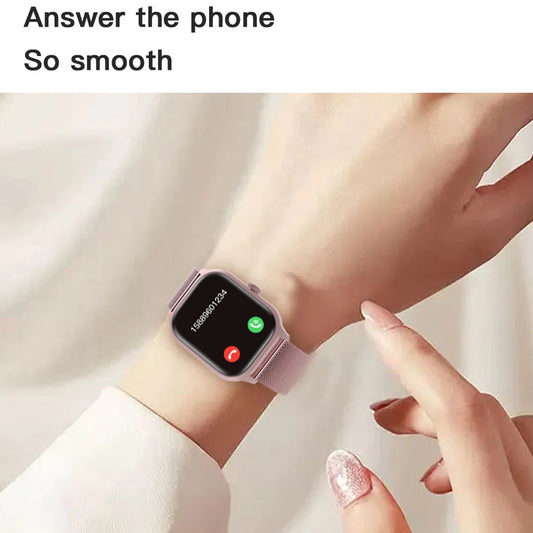Smart Watch LEMFO LT10 2024 - Android Compatible, Fitness & Sports Tracking, Bluetooth Calling, Music Player, Modern Unisex Design