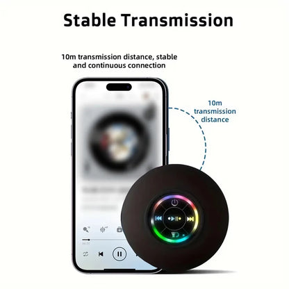 Portable Bluetooth Speaker with LED Lights