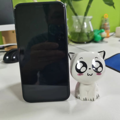 Mini Cat Ceramic Planter – Cute Desktop Flower Pot for Home & Office Décor