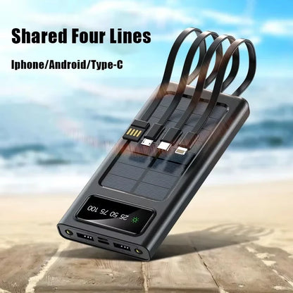 Heavy-Duty Solar Power On-the-Go - 200,000mAh Solar Power Bank