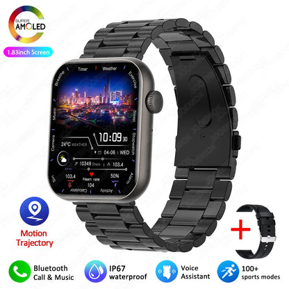 CorePulse Smartwatch 1.9" HD Screen - Bluetooth Call, Heart Rate Monitor, Sports Tracking, Waterproof - Compatible with Android & iOS Phones