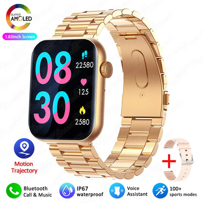 CorePulse Smartwatch 1.9" HD Screen - Bluetooth Call, Heart Rate Monitor, Sports Tracking, Waterproof - Compatible with Android & iOS Phones