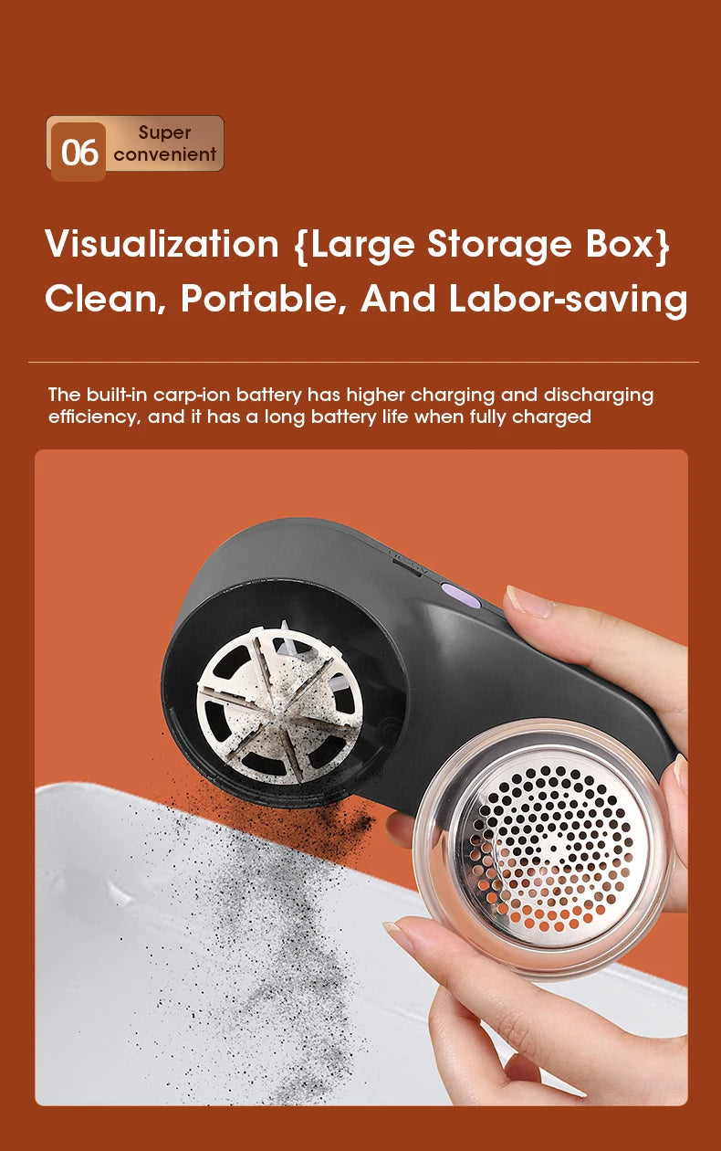 FluffAway Pro – Digital Fabric Lint Shaver