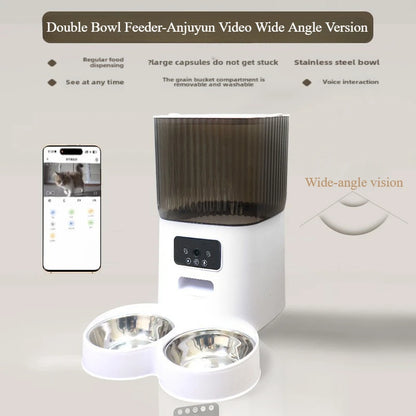 BritPet AutoFeeder Pro – 5L Smart Dog & Cat Food Dispenser & Scheduled Feeding Bowl
