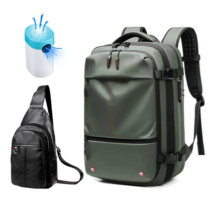 TripGuard Max – 3-in-1 Expandable Travel & Laptop Backpack with Lock