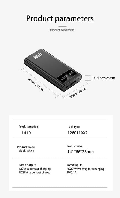 ChargeCore Max 200,000mAh – Power That Keeps Going