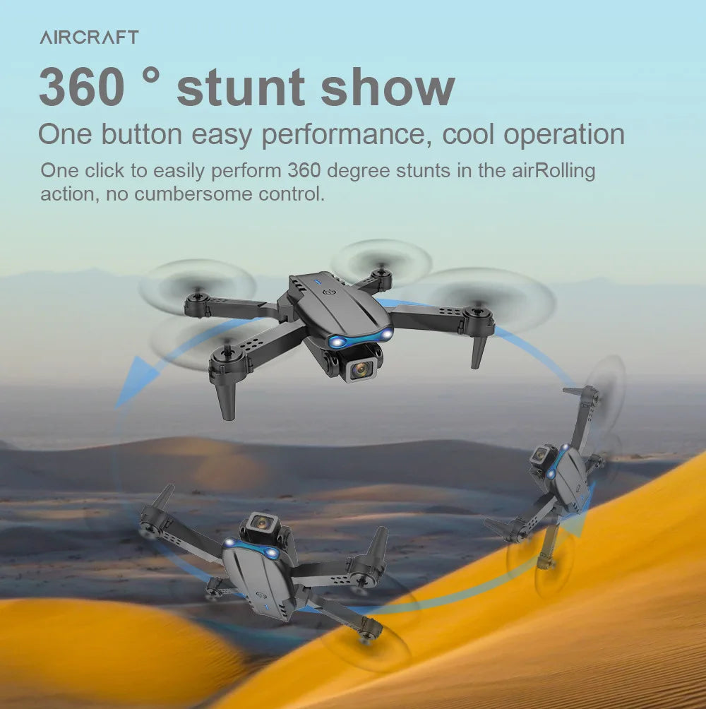 Aero Vision Drone next to remote controller