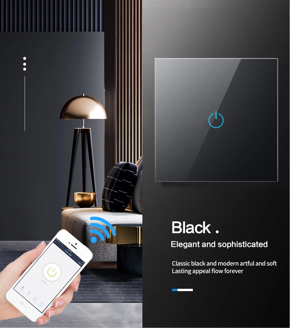 Smarter Living at Your Fingertips operating at night