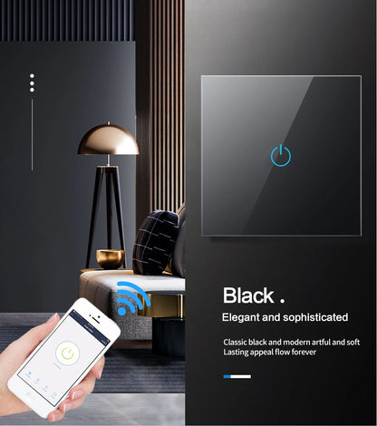 Smarter Living at Your Fingertips operating at night