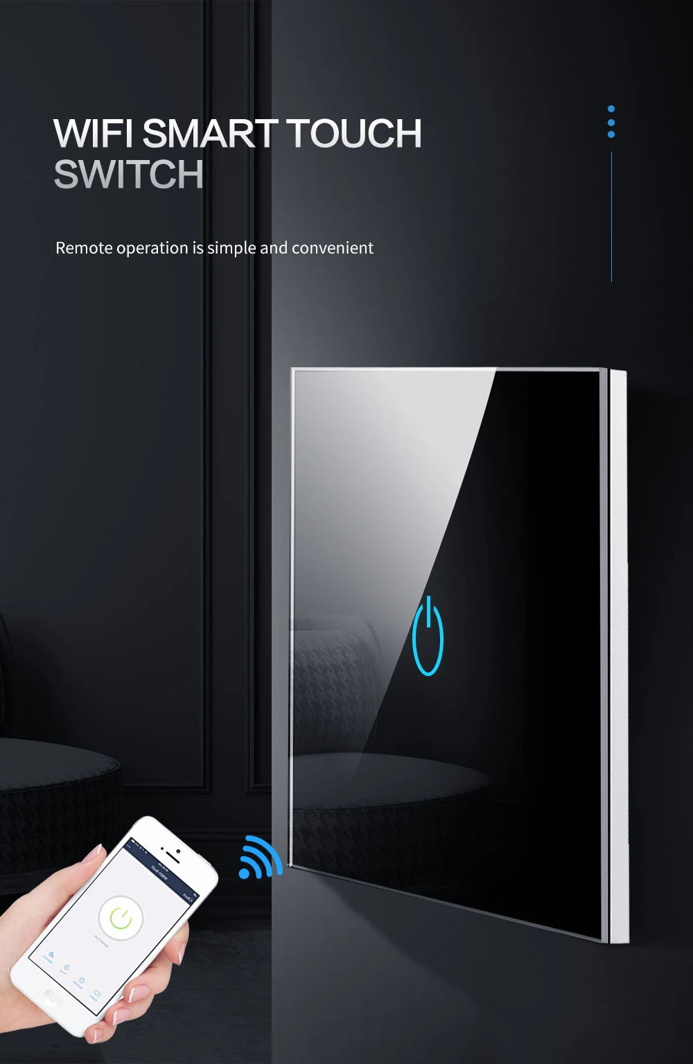 Smarter Living at Your Fingertips controlled via mobile app