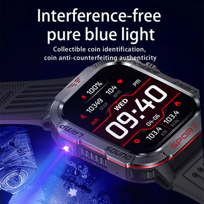 Durable TactiCore GPS smartwatch with shock-resistant design for outdoor activities