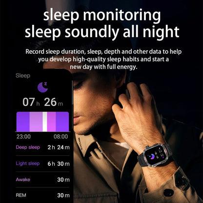 TactiCore GPS smartwatch featuring long battery life for outdoor use.