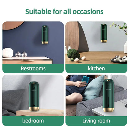 Aromatherapy diffuser with soft ambient light for home décor